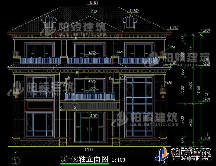 正立面图